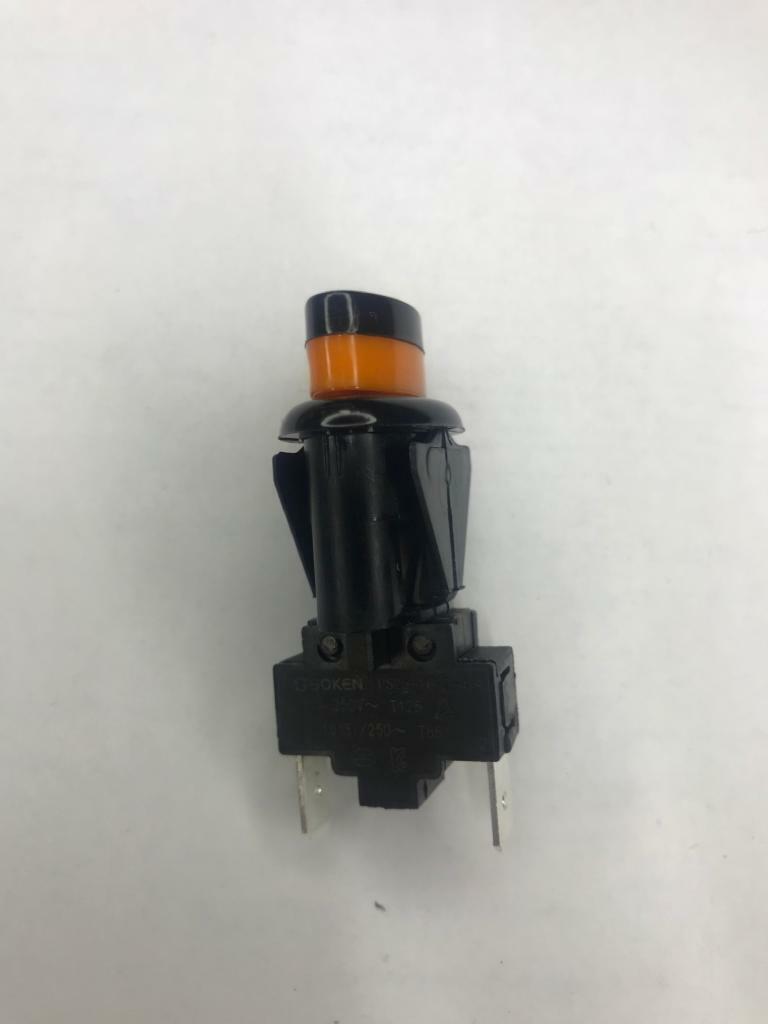 Кнопка подсветки GEFEST ПКН-507-223 овал (черная)